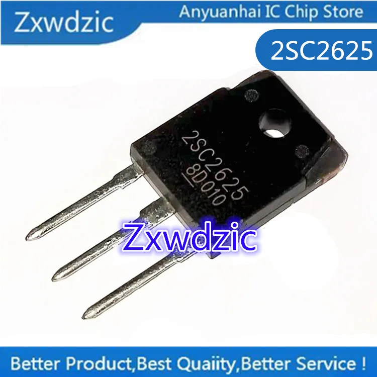 

10pcs 100% new imported original 2SC2625 C2625 TO-247 High Power Triode 10A 450V Switching Power Supply