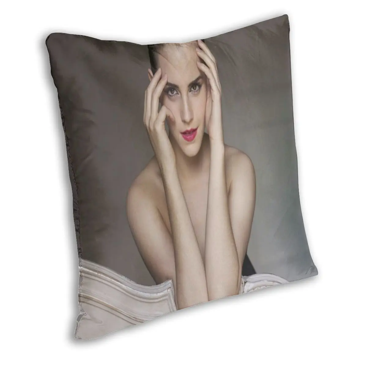 Чехол для диванной подушки с Эммой Ватсон 1036|Наволочка| |