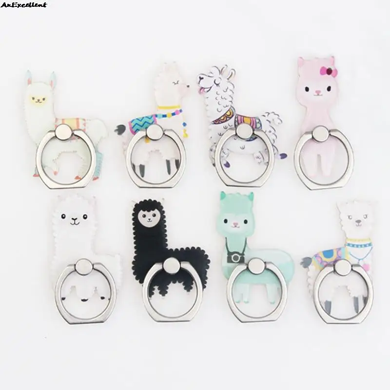 Держатель-подставка в виде милых животных альпака Универсальная автомобильная