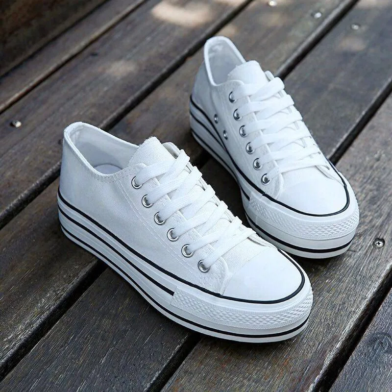 

High Quality Classic Women Canvas Shoes 2020 new autumn High Top Flats Women Vulcanized Shoes Factory Outlet Female Casual Shoes