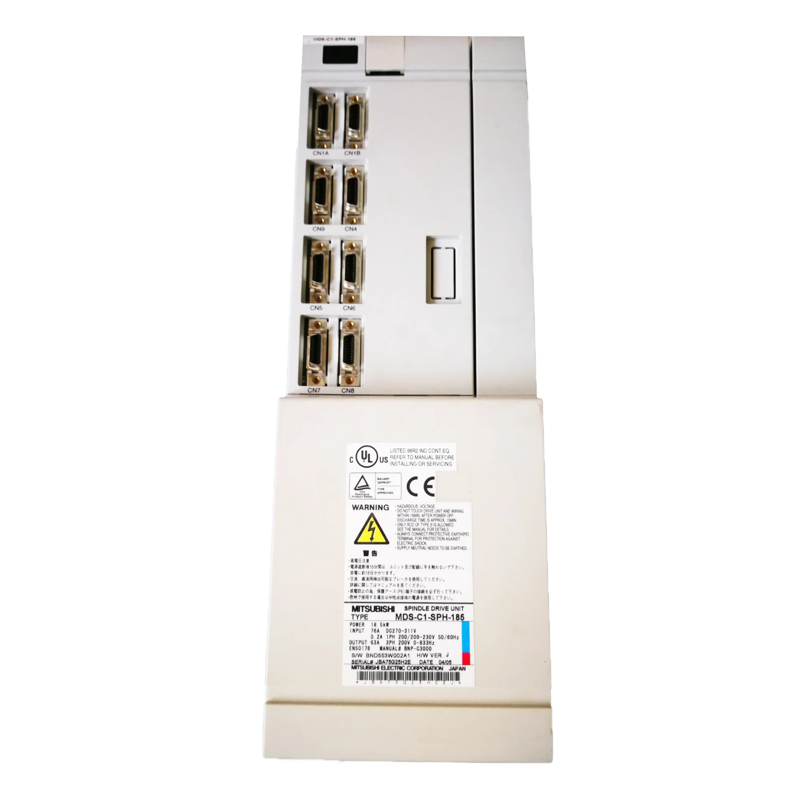 

Новый оригинальный Mitsubishi Servo Drive MDS-C1-SPH-185