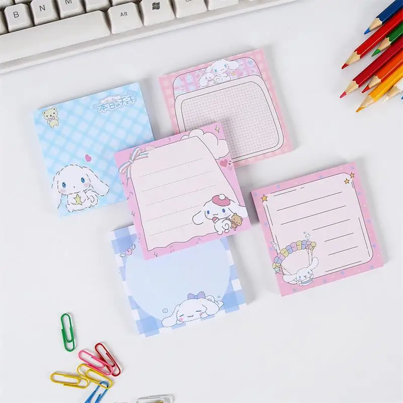 Notepad Cartoon Memo Pad Korean Cute Rabbit Color Sticky Notes Japanese Student Stickers Message School Office Plan Tag Notebook