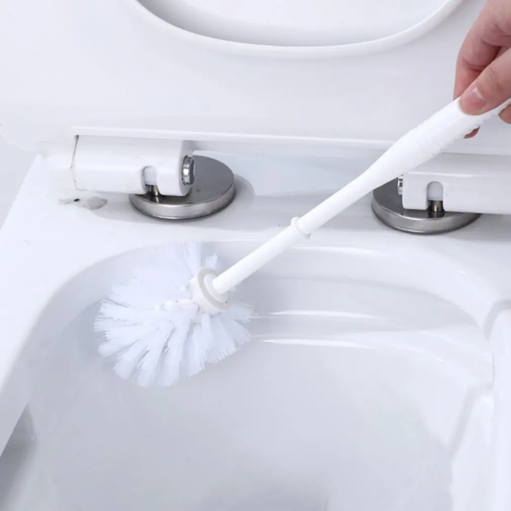 

Non-marking wall-mounted toilet brush holder free punch toilet cleaning rack toilet brush toilet brushes