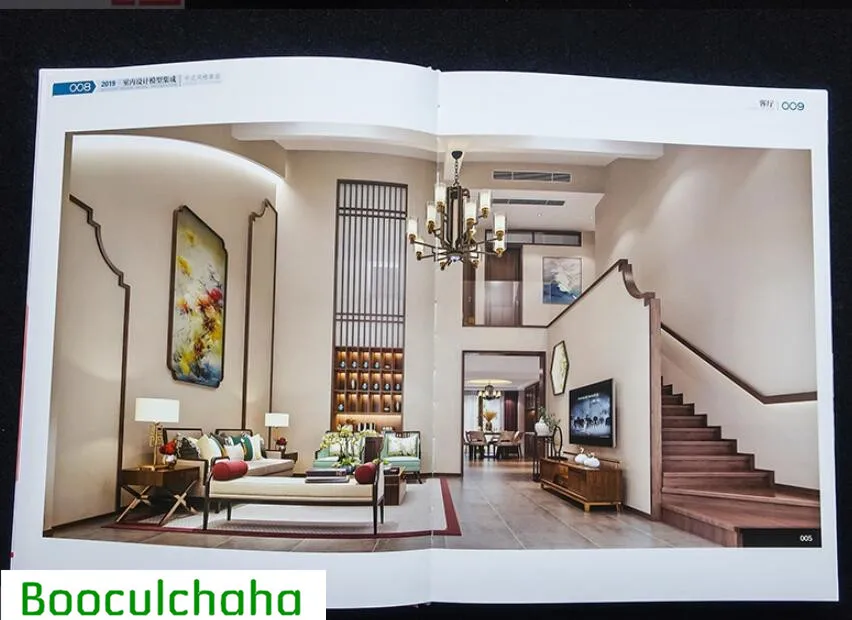 2019 Книга по объединению моделей интерьера: дом в китайском стиле с 6