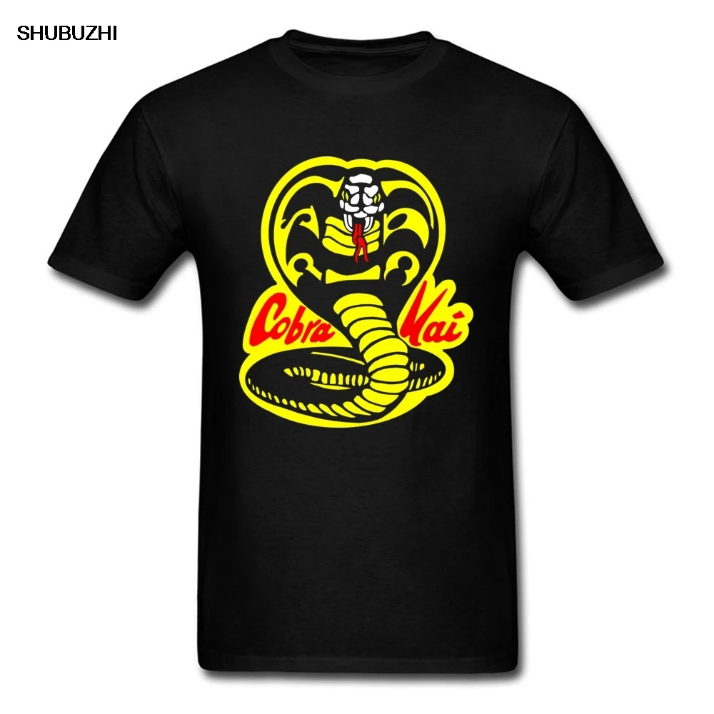 Футболка Thai Venomous Snake Cobra Kai повседневные Топы И Футболки из чистого хлопка с