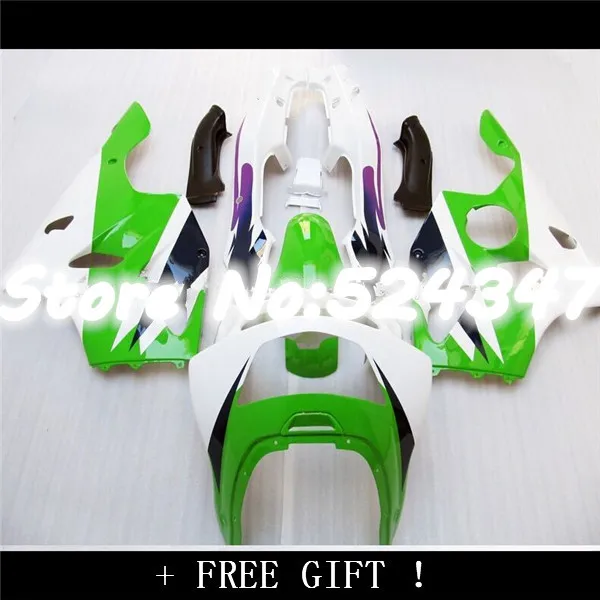 

Motorcycle Fairing kit for KAWASAKI Ninja ZX6R 94 95 96 97 ZX 6R 1994 1995 1996 1997 ABS Green Fairings set
