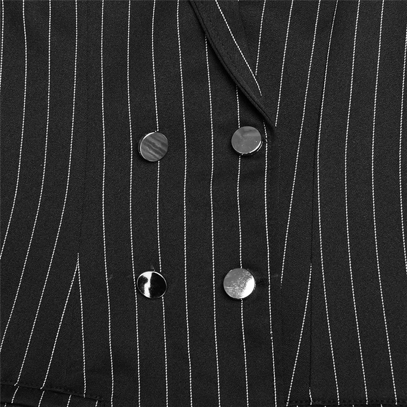 

YSDNCHI Striped Office Lady Sexy Dress Women Long Sleeve Oversized Zipper Button V Neck Spring Autumn Casual White Mini Dresses