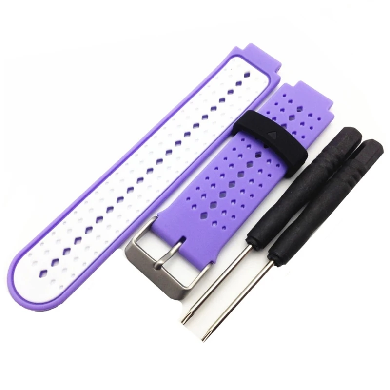 

Silicone Watch Strap Band For Garmin Forerunner 220 230 235 620 630 Smart Watch