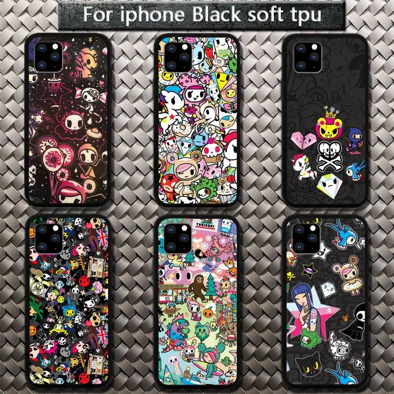 

Japan Tokidoki DIY Luxury Phone Case for iphone etui 11 12 13 pro max xr xs x 7 8 6s plus mini Fundas Coque cover