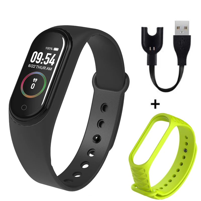 J M4 браслет Smartband Спортивный Браслет Smartwatch монитор сердечного ритма фитнес трекер активности кровяное давление Bluetooth - Цвет: J