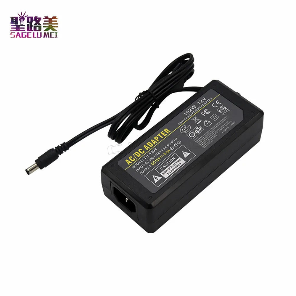 AC 110V/220V to DC 12V LED Power Adapter 1A-10A - Compatible with 2811, 2812, 5050, 3528 LED Strip Lights - Efficient LED Lighting Transformer image 6