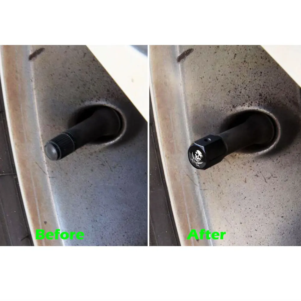 DSYCAR 1 компл. Стайлинг автомобиля цинковый сплав защита от кражи логотип черепа