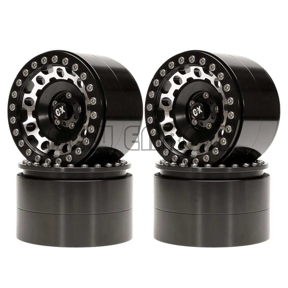 Новый ENRON 4x алюминиевый Beadlock колеса обод ступицы 2 &quotдля 1/10 RC автомобиль