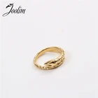 Joolim высокого класса 18K Золото PVD модные кольца в виде змеи для женщин из нержавеющей стали ювелирные изделия оптом