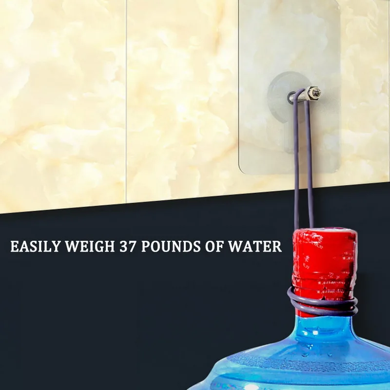 

Strong Transparent Door Wall Hangers Suction Cup Wall Hooks Hanger for Kitchen Bathroom Accessories New