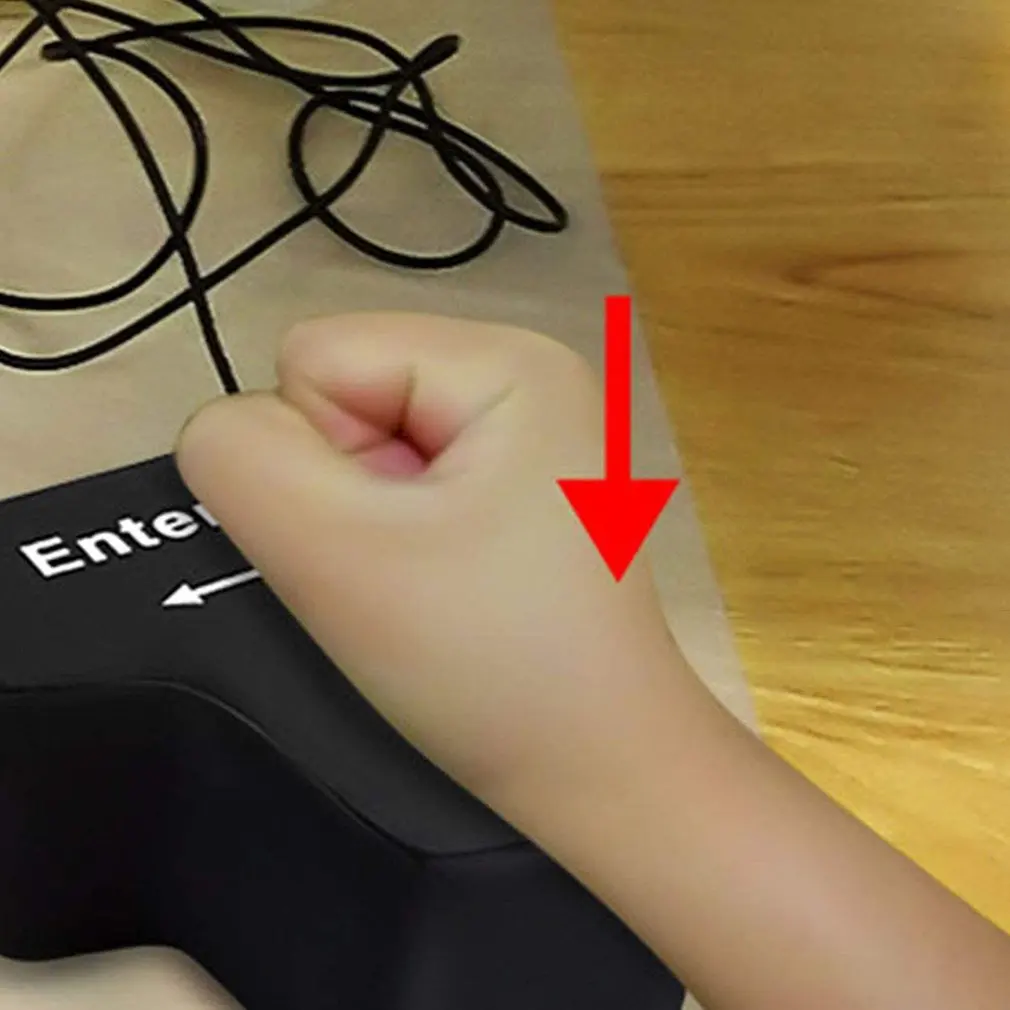 

Hot USB Enter Key Vent Pillow Soft Computer Button Return Key Offices Decompression Pillow Stress Relief Toy Wholesale