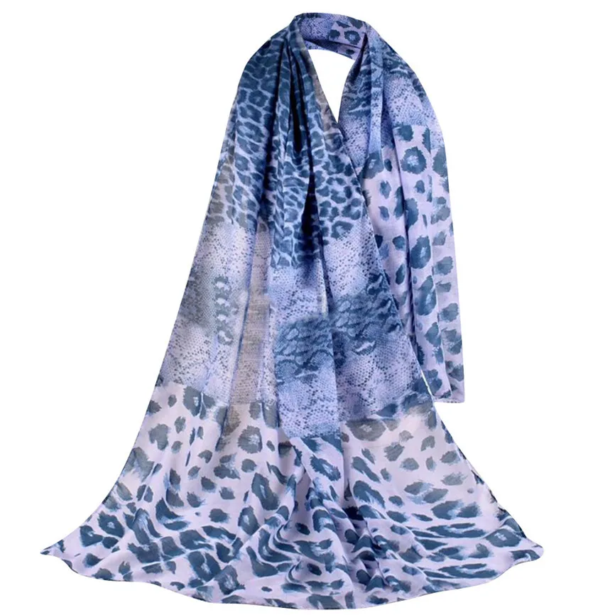 Мягкий Шифоновый Шарф женский шарф с градиентным принтом модный качественный