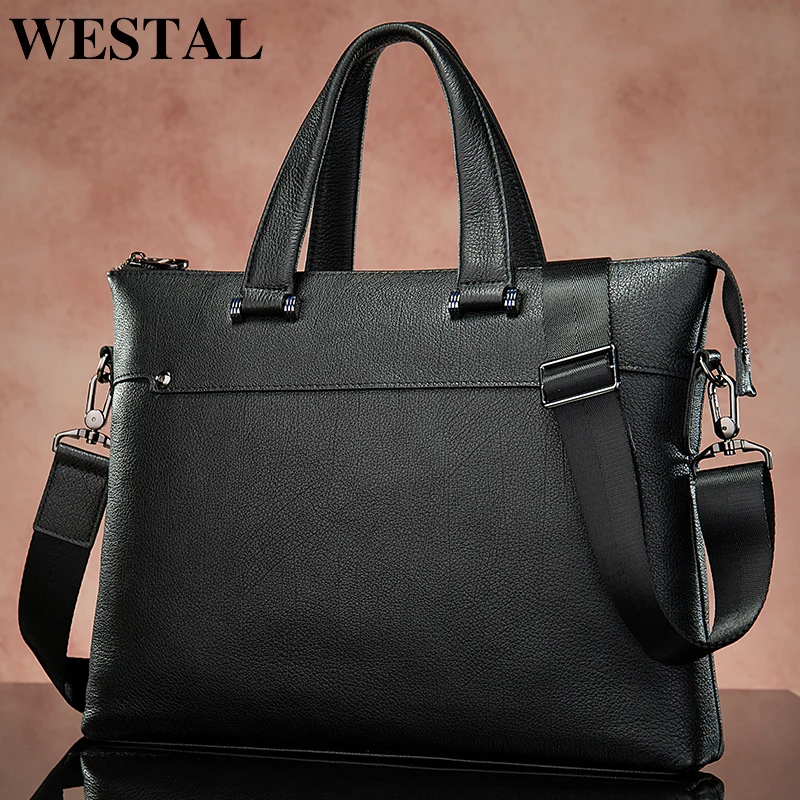 Сумка на плечо WESTAL 8680 Мужская кожаная для документов |