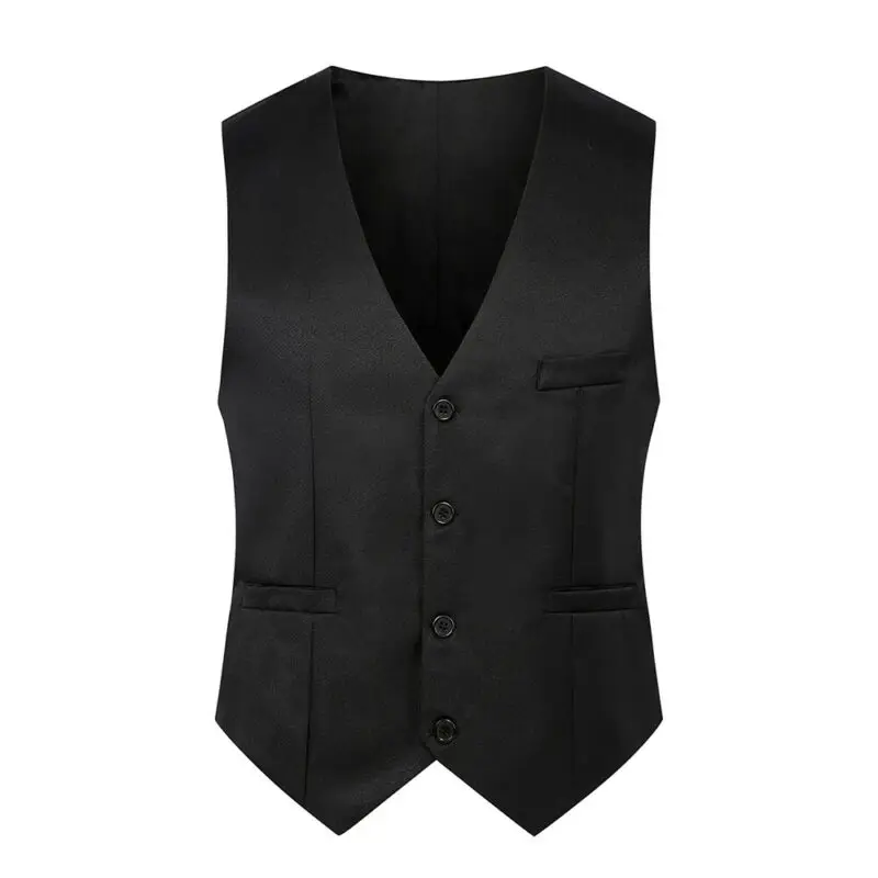 

Men Vest Clothing 2021 Fashion Autumn Winter Men Clothing Slim Fitted Single-Breasted Red Vest Suis Waistcoat Business Suit Vest