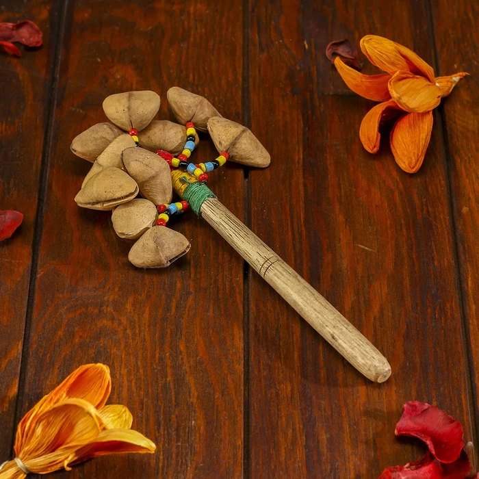 Музыкальный инструмент Маракас размером 13х4х4 см, Инструменты Орффа, Спорт и Развлечения.