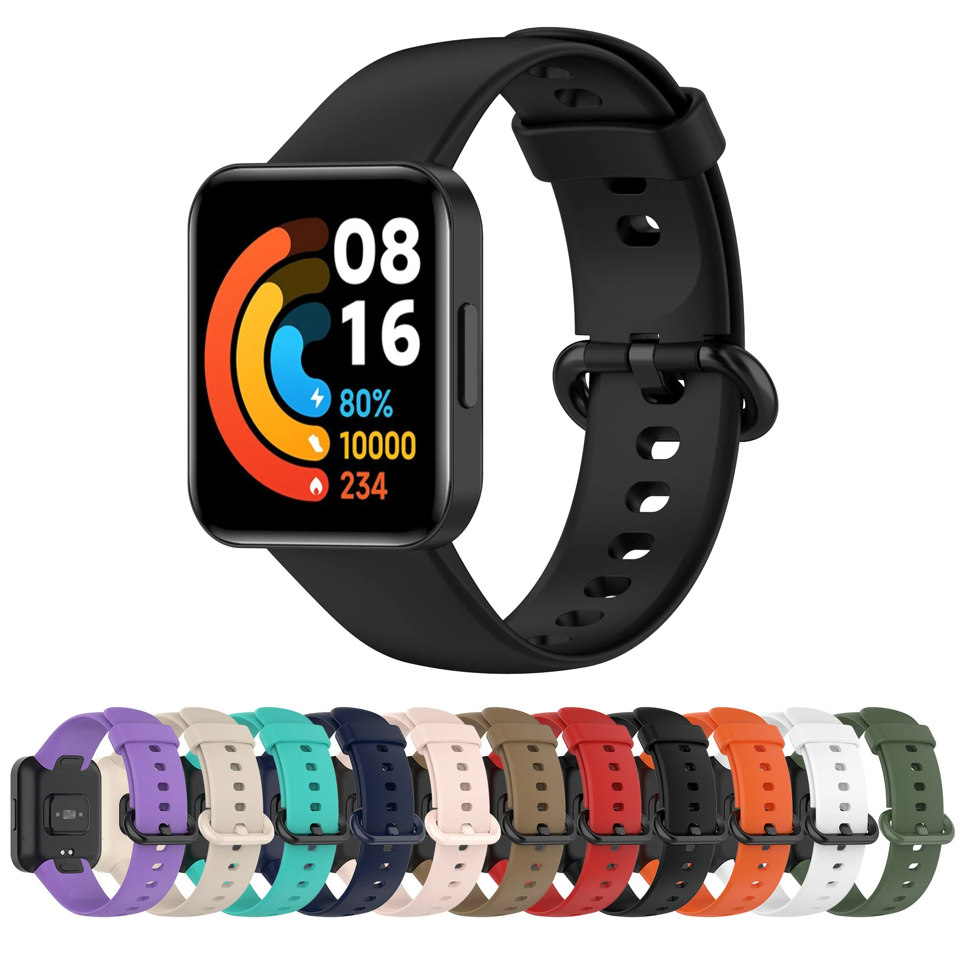 

New Soft Silicone Strap For Redmi Watch 2 Lite Smart Watch Sport Replacement Bracelet For Redmi Watch 2 Accessories Watchband