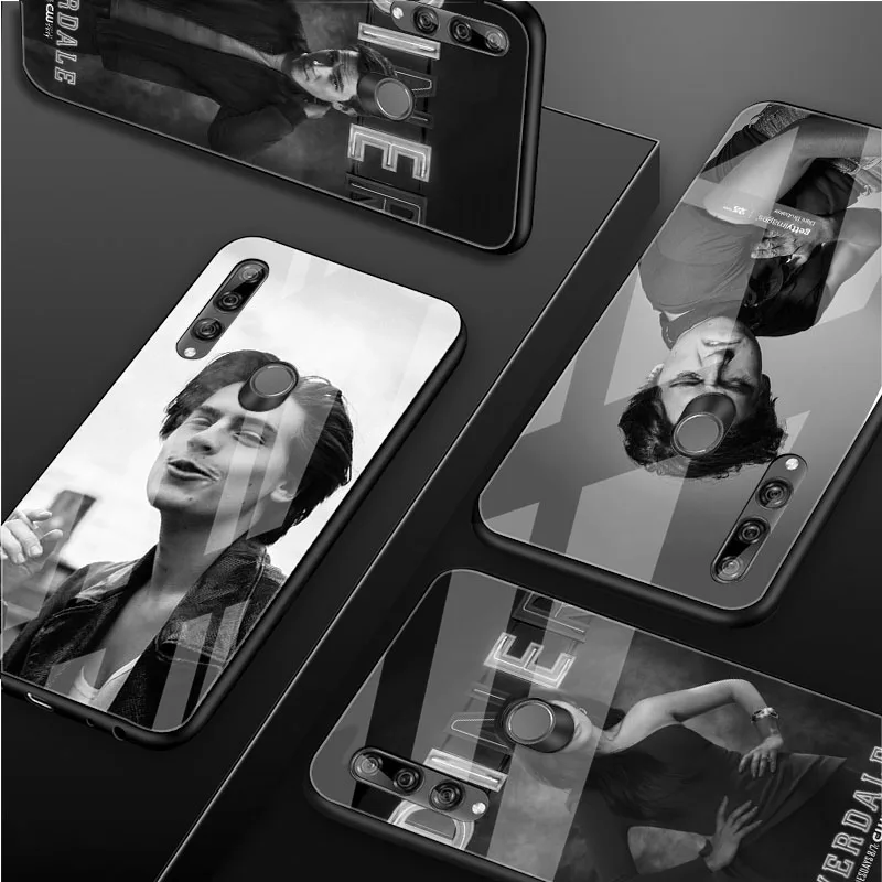 American TV Riverdale Series Cole Sprouse DIY Luxury Tempered Glass Phone Case For Huawei Honor 30 20 10 Lite Pro 8X 9 10i