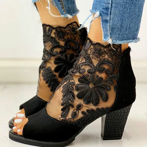 

Akexiya/Модная женская обувь на высоких каблуках; Туфли на высоком тонком каблуке на шнуровке, с открытым носком на высоком каблуке с украшение...