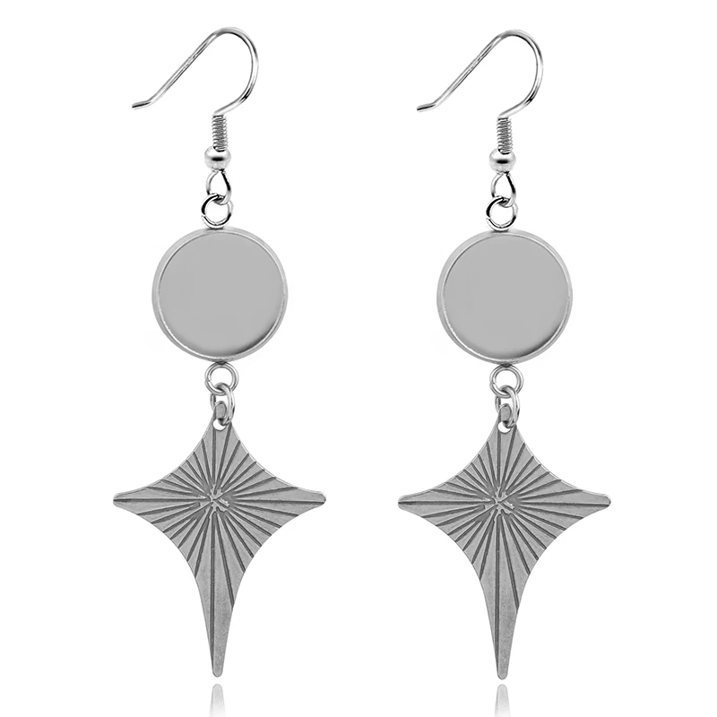 6 шт. параметры основания для сережек из нержавеющей стали подходят 10 12 14 16 20 25 мм