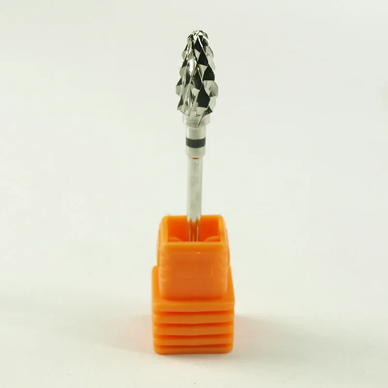 

New! 1 pcs Silver XC shape carbide nail drill bit electric nail file drill bit coarse carbide drill 3/32'' bit,Factory price~!