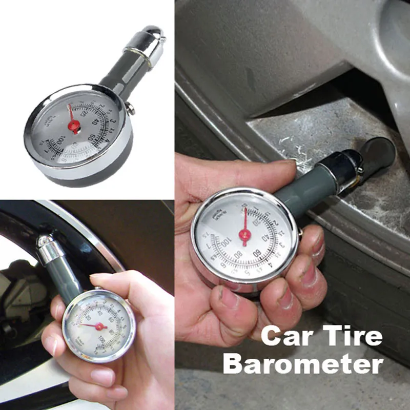 Автомобильный шиномонтажный Давление датчик Авто колеса метр ручка барометры