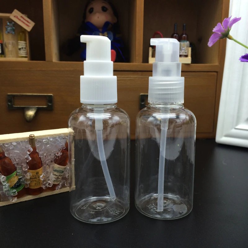 2pcs Liquid Soap Dispenser Pump for Cosmetic Shampoo Lotion Refillable Empty Spray Bottle Travel Points Bottling Products|Бутылки и