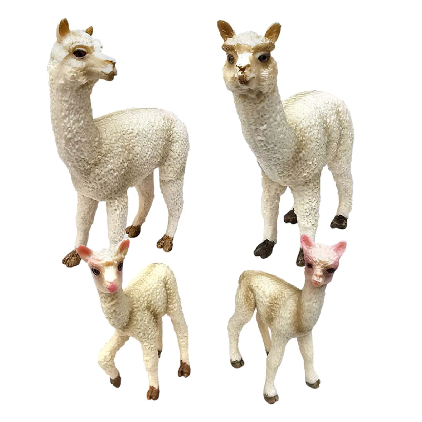 8 шт. миниатюрная фигурка альпака животного домашний декор Сказочная