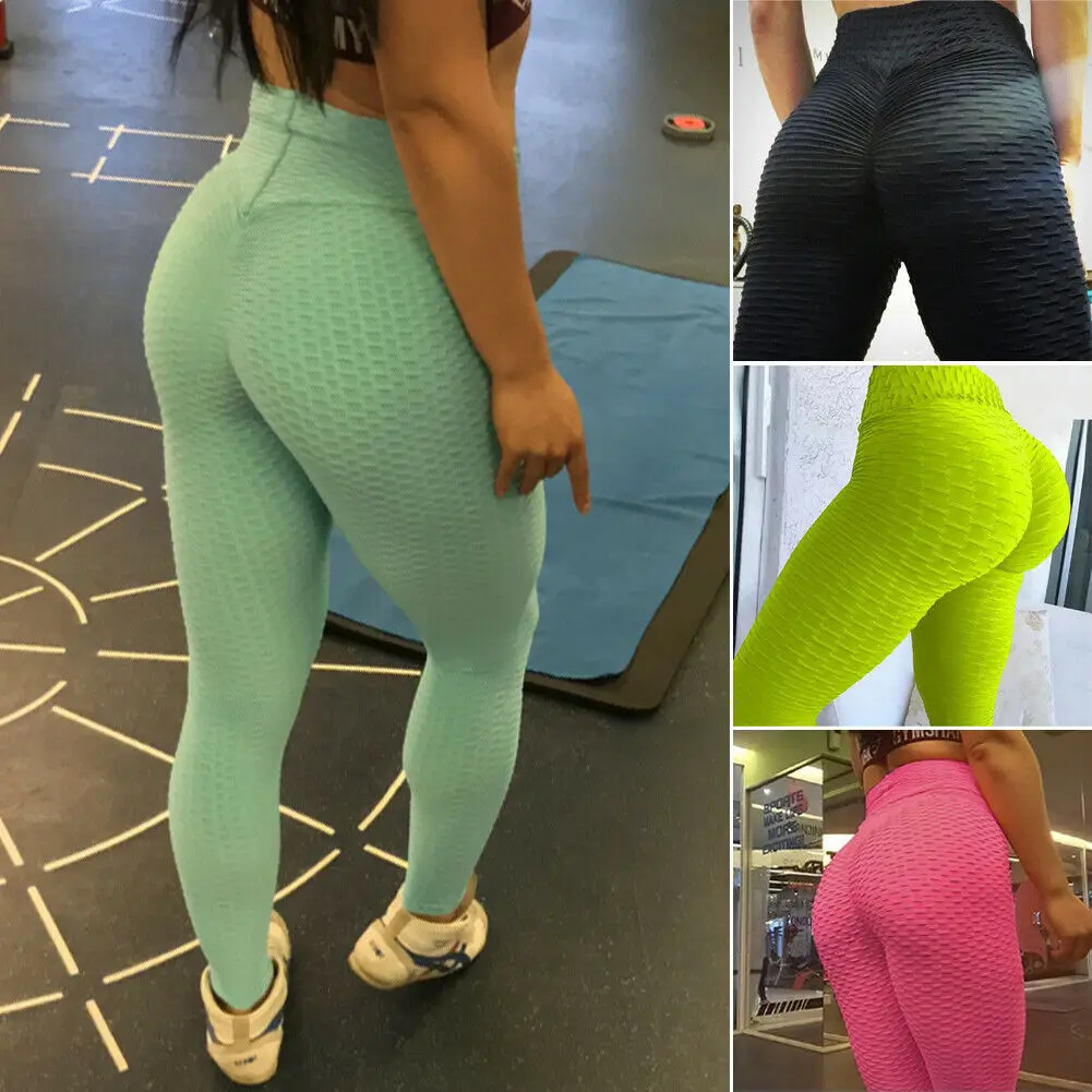 Vrouwen Fitness Hoge Taille Butt Lift Broek Scrunch Push Up Tummy Controle Leggings Voor Workout Gym Vrouwen Fitness Hoge Taille Butt Lift Broek Scrunch Push Up Tummy Controle Leggings Voor Workout Gym