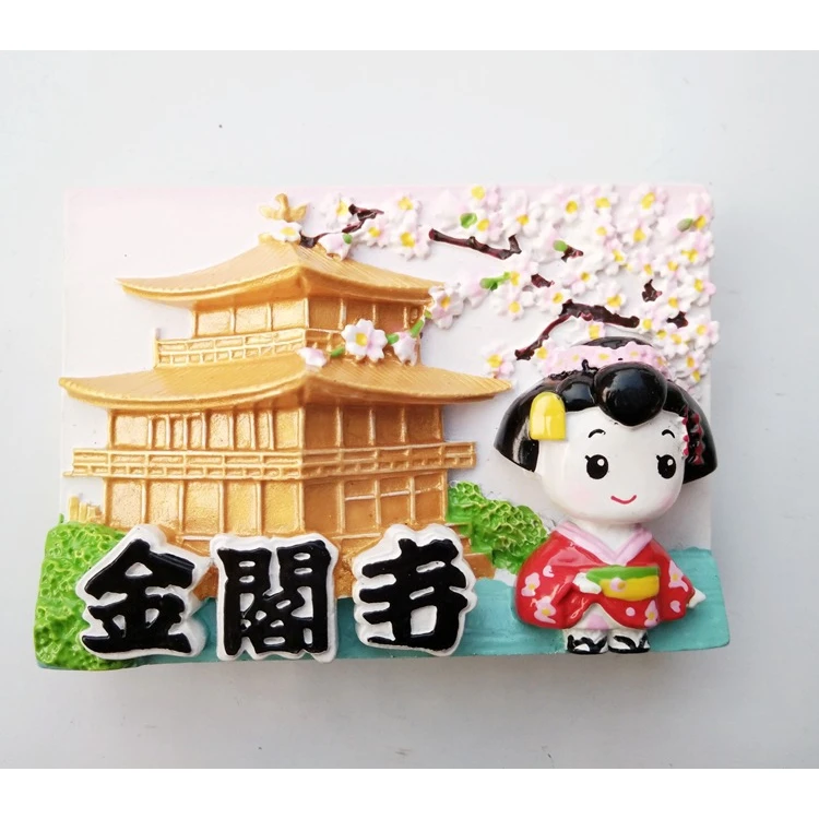 Магнитный декор для холодильника японский туристический сувенир lucky cat Tokyo Fujiyama