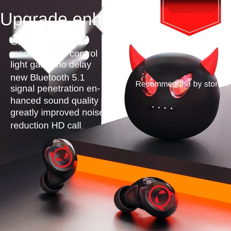 

Bluetooth Wireless Header, Mini Invisible Header, High Quality Sports Header, Ultra Long Battery Mute Mode HD Call HiFi 5.0