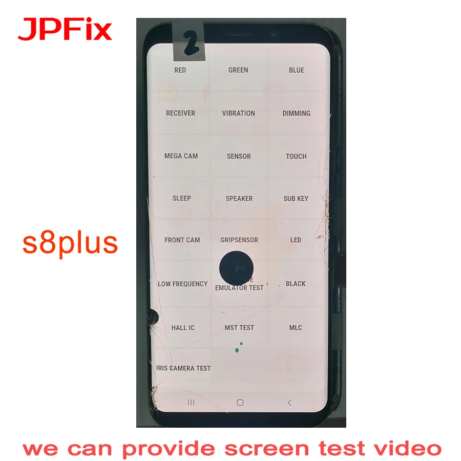 JPFix для Samsung S8 Plus G955 битое стекло практика с использованием ЖК дисплея сенсорным