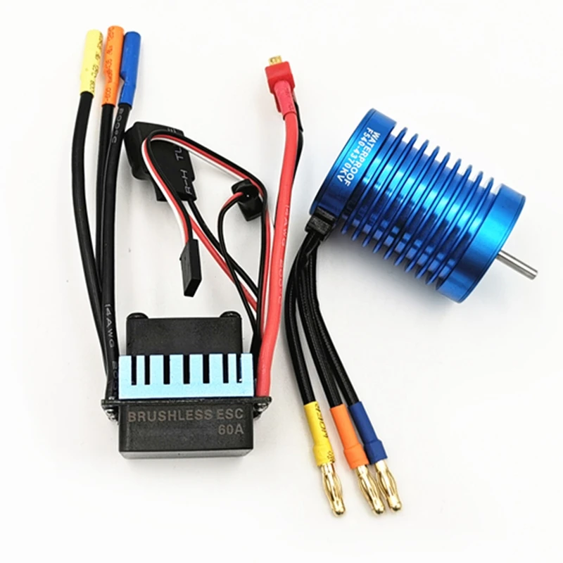 

Brushless Motor 3650 Set Accessories 4370KV F540 for 1/8 1/10 RC Car 9T Boat Model Toy