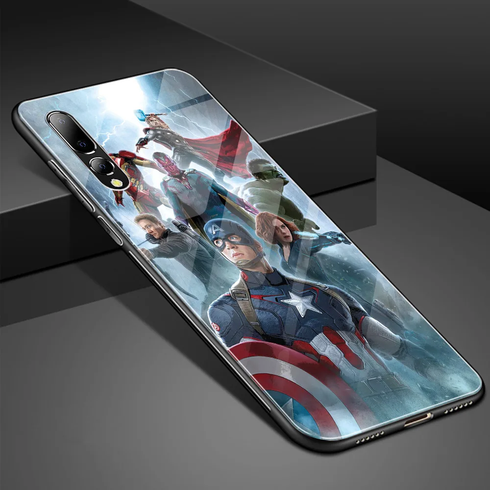 Для Xiao mi redmi note 7 Чехол из закаленного стекла Marvel чехол для телефона для redmi note 5 6 Xiaomi mi 5S 6x8 Lite mi 9 se mi x 2s DIY Чехол