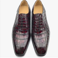 chue new crocodile leather men shoes handmade business leather shoes for men leather crocodile leather shoes for men shoes