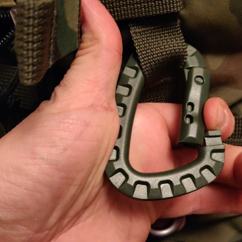 D образное кольцо Карабин Отдых средство для выживания на открытом воздухе