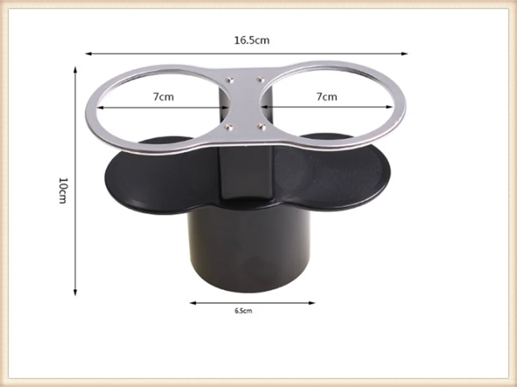 Высококачественный модный Автомобильный держатель для двойной чашки воды