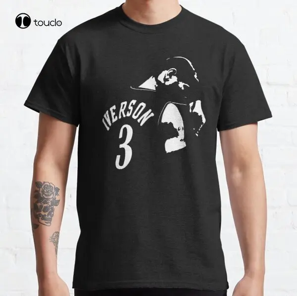 

Allen Iverson Designs ,Allen Iverson Illustration Classic T-Shirt Tee Shirt