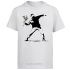 Футболка Бэнкси графическая с принтом распылителя, уличная одежда в стиле Харадзюку, летняя одежда для мужчин