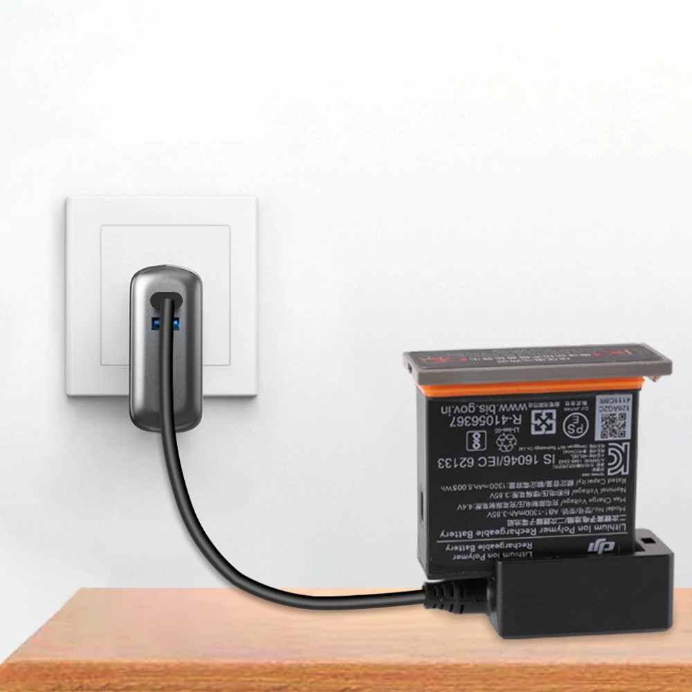 OSMO Action зарядное устройство портативное интеллектуальное USB порт кабель Быстрая