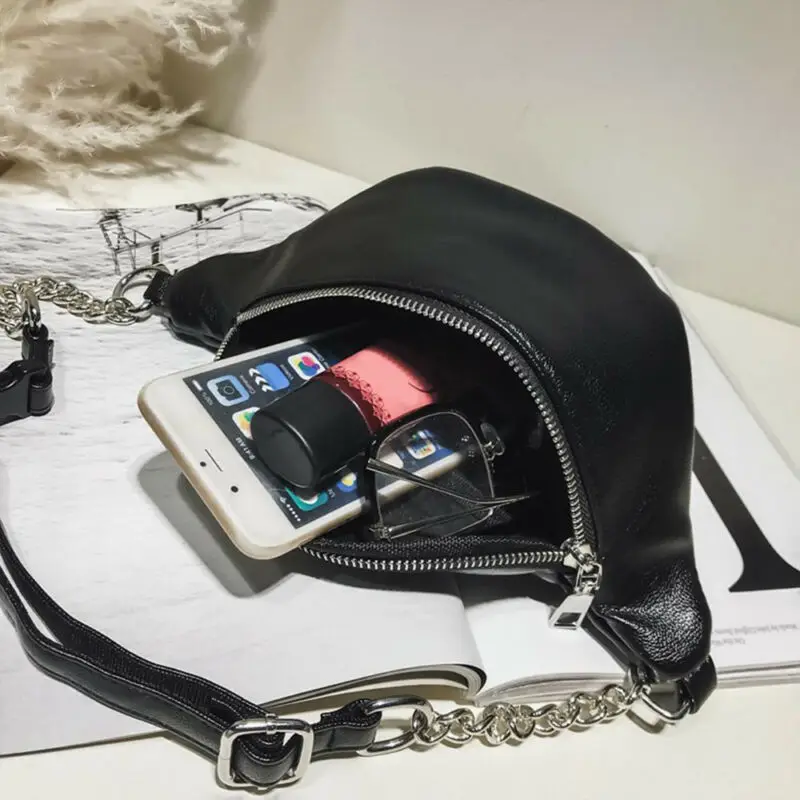 Women Fanny Waist Bag Pack PU Adjustable Belt Purse 2019 Small Phone Key Pouch Solid Fashion Light Weight | Багаж и сумки
