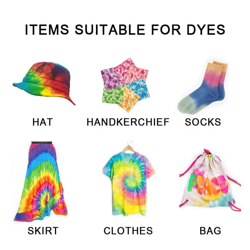 3 стиля на выбор одношаговый набор для краски галстука наборы рукоделия ткань