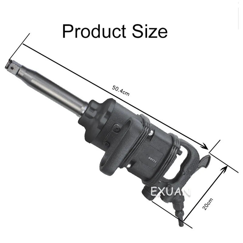 Мощный 1 дюймовый пневматический гаечный ключ мини-винт инструмент с большим