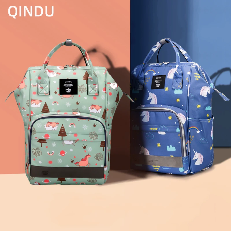 Сумка в сумка для беременных и подгузников рюкзак большой емкости