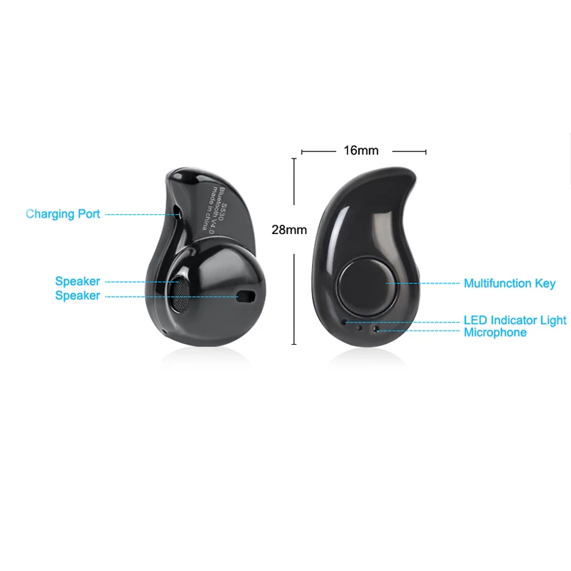 Беспроводные Bluetooth-наушники-вкладыши с микрофоном | Электроника