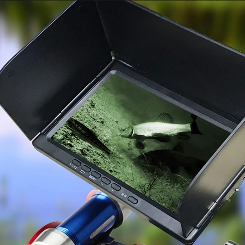 Скидка 7-дюймовый подводный рыбопоисковый эхолот, рыболовная камера, 12 дюймов, подсветка, Функция выключения, эхолот IP68, водонепроницаемый 24BD